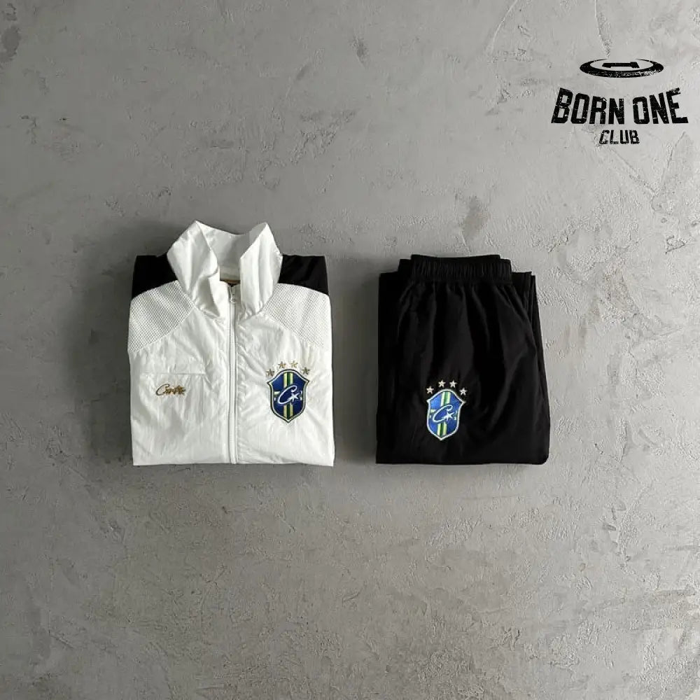 Conjunto Corteiz Brasil Branco