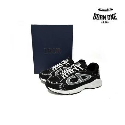 Dior B30 Light Grey Sneakers Black Coffee Color
