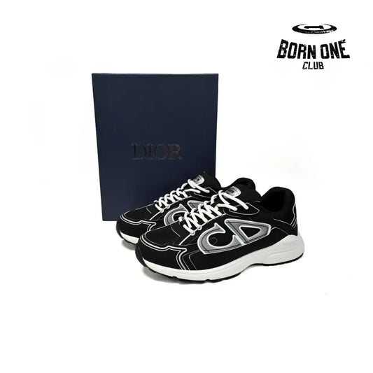 Dior B30 Light Grey Sneakers Black Coffee Color