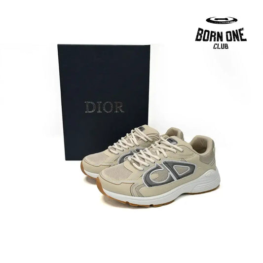 Dior B30 Light Grey Sneakers Cream
