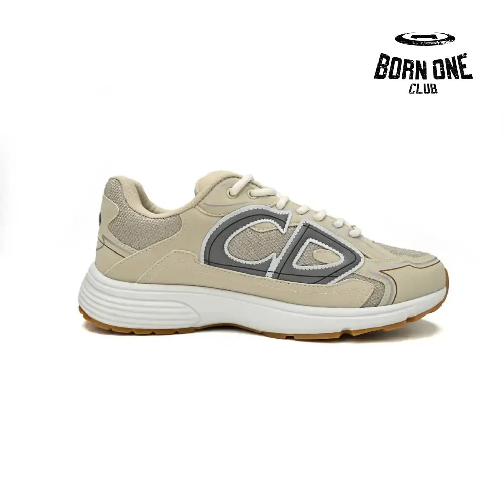 Dior B30 Light Grey Sneakers Cream