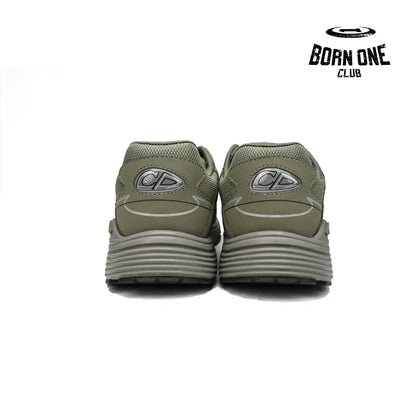 Dior B30 Light Grey Sneakers Olive Color