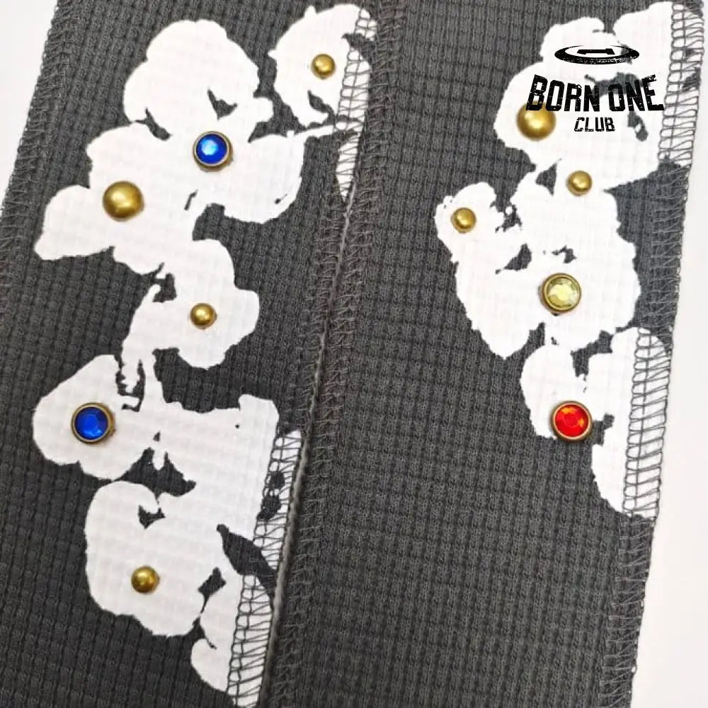Durag Denim Tears Floral Embellished Black