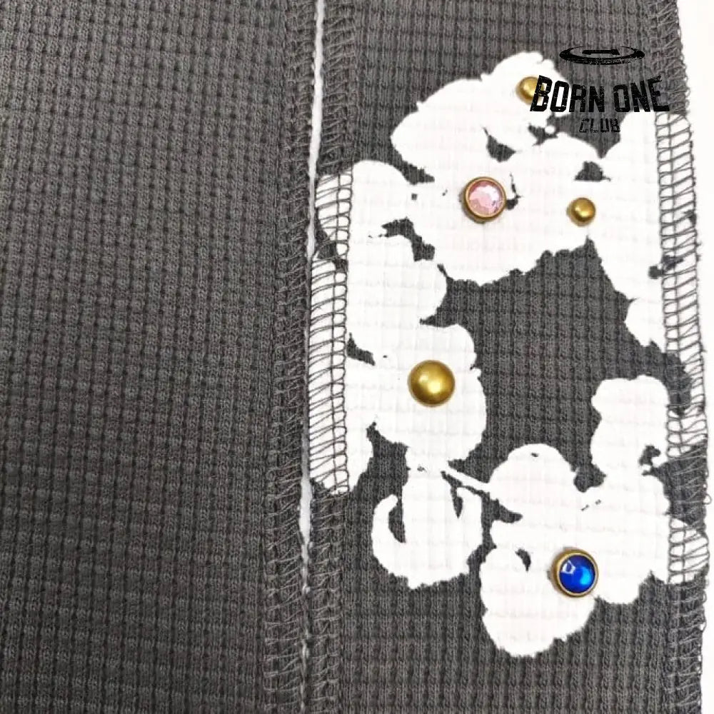 Durag Denim Tears Floral Embellished Black