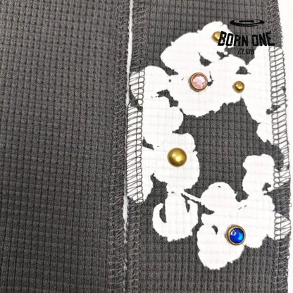 Durag Denim Tears Floral Embellished Black
