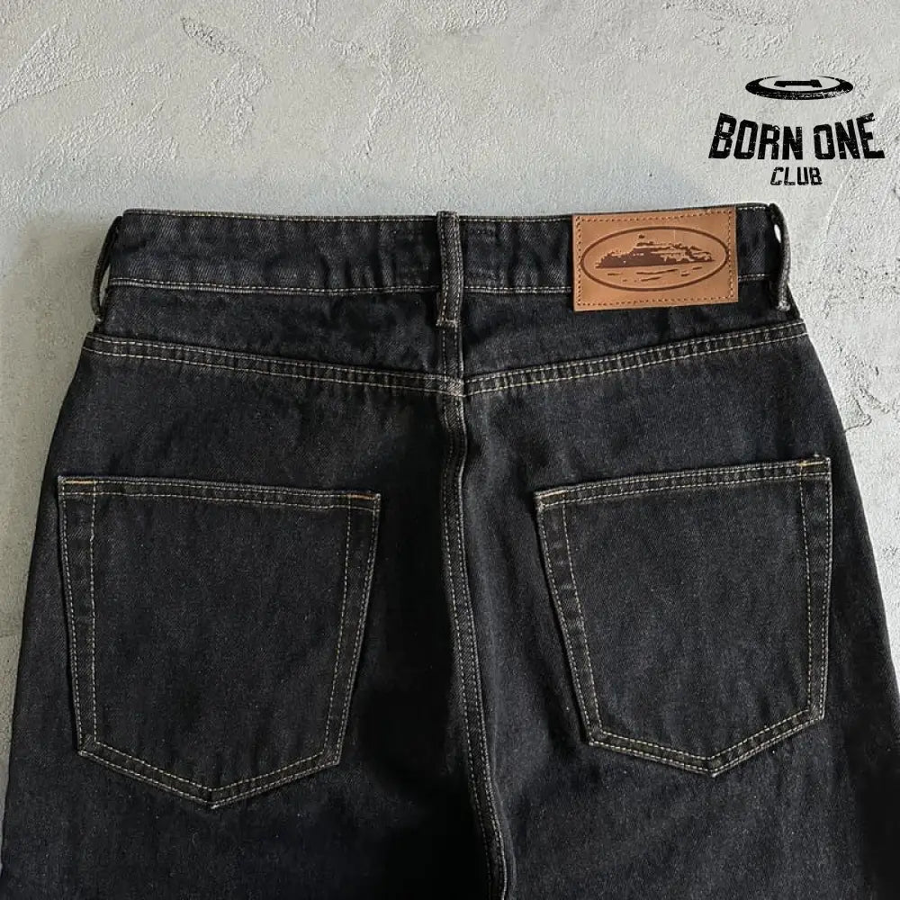 Calça Jeans Corteiz Preto