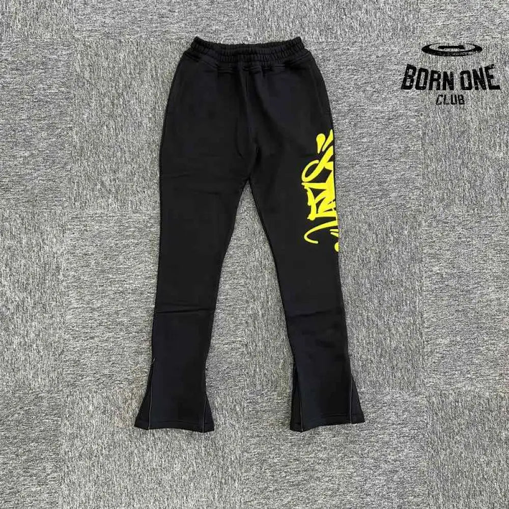 Conjunto Synaworld Logo Black Yellow