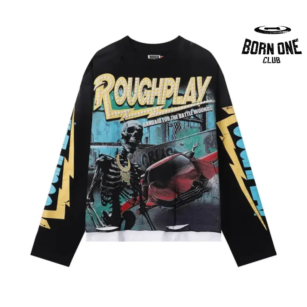 Rough Play Camiseta Manga Longa