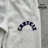 Conjunto Moletom Corteiz Arch Cinza