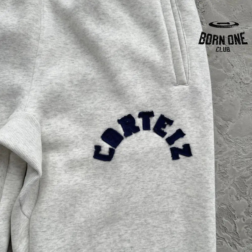 Conjunto Moletom Corteiz Arch Cinza