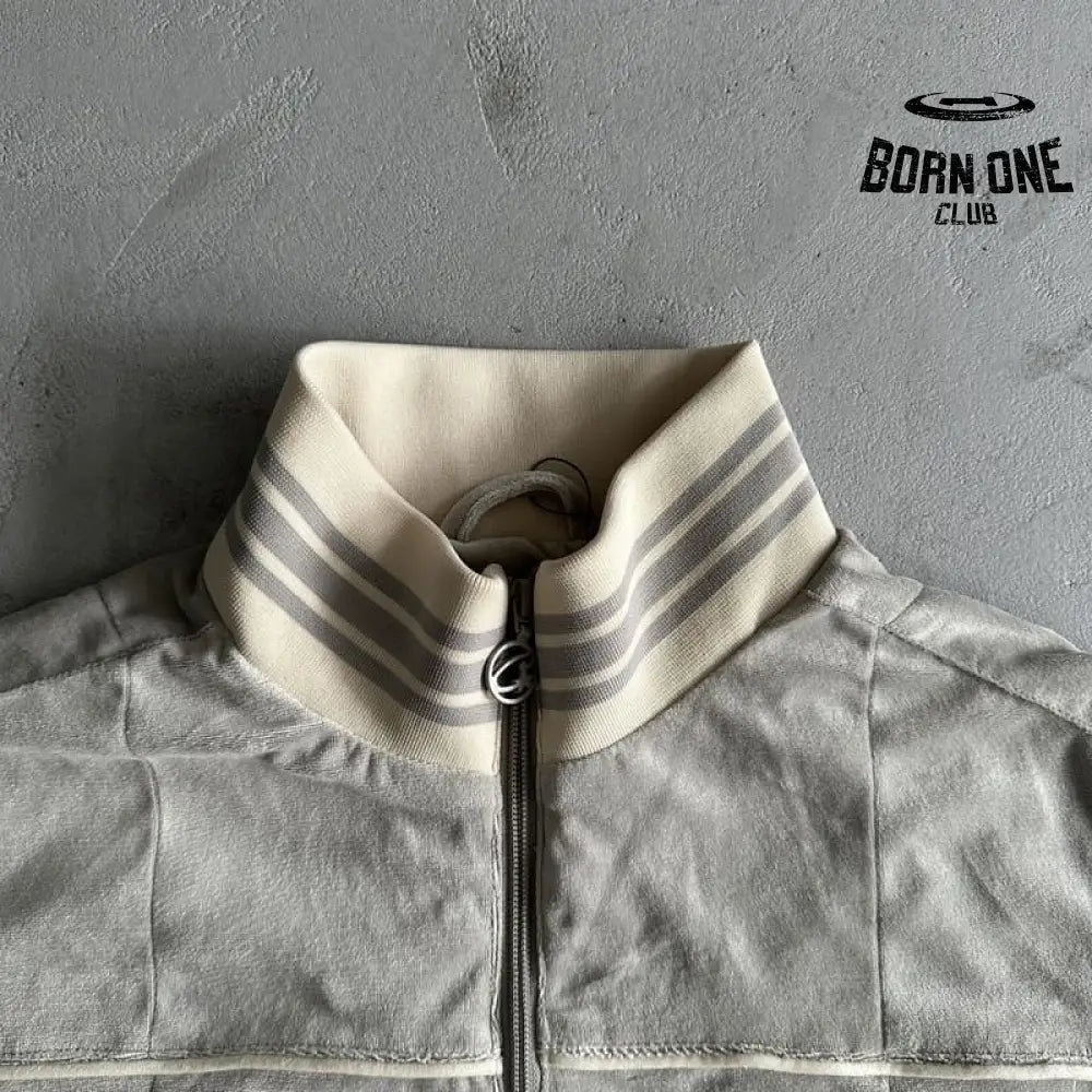 Conjunto Corteiz Veludo Cinza