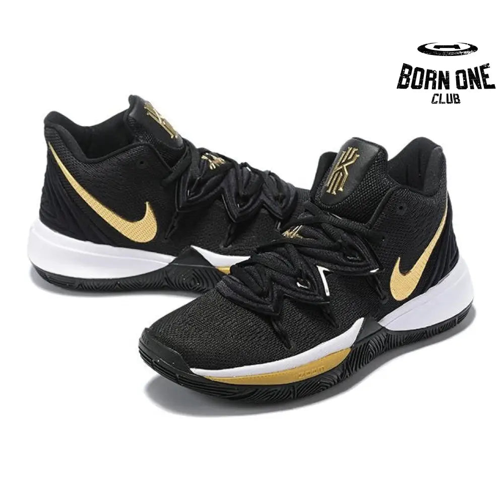 NIKE KYRIE 5 x BLACK METALLIC GOLD