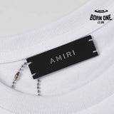Camiseta Amiri Staggered Chrome Branca