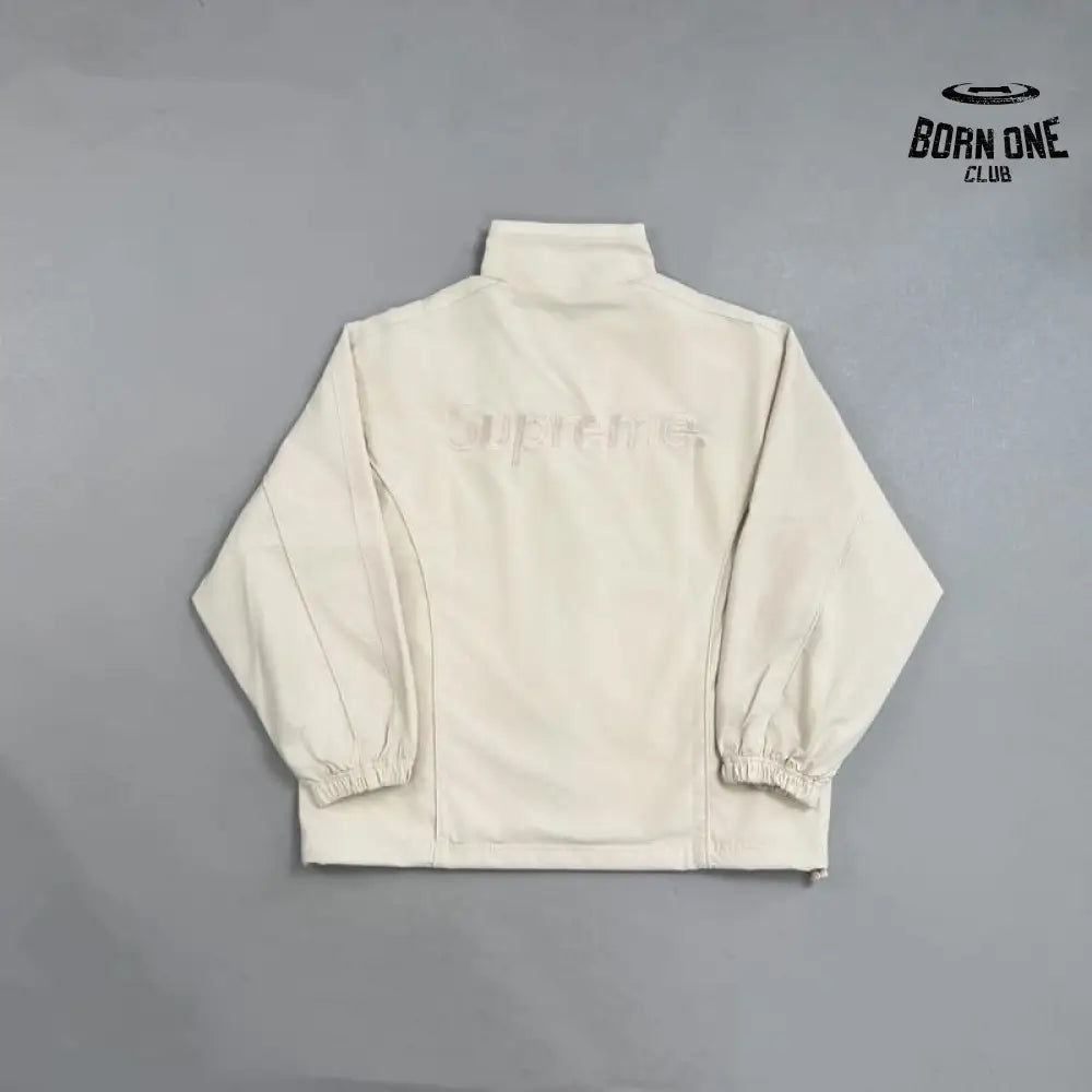 Conjunto Supreme x Umbro Cotton Ripstop Track Stone