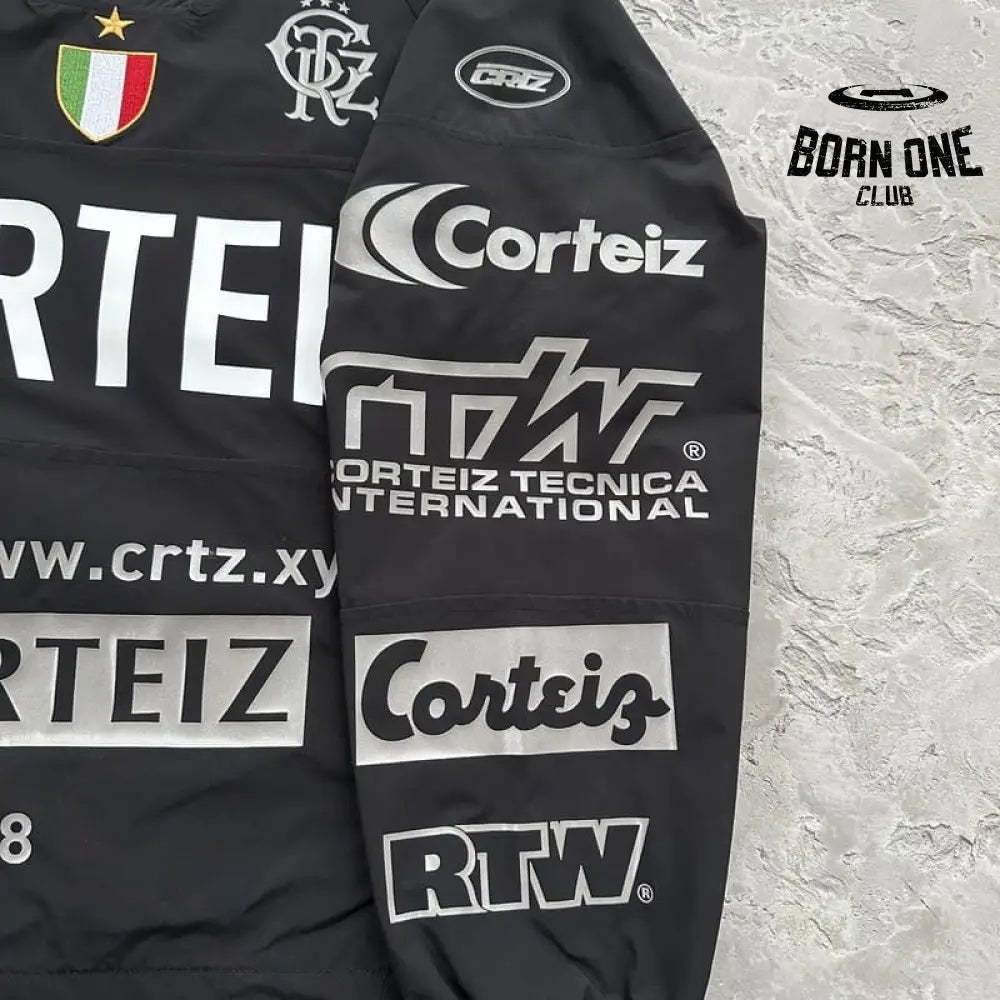 Corteiz Sponsors Training Pullover Black