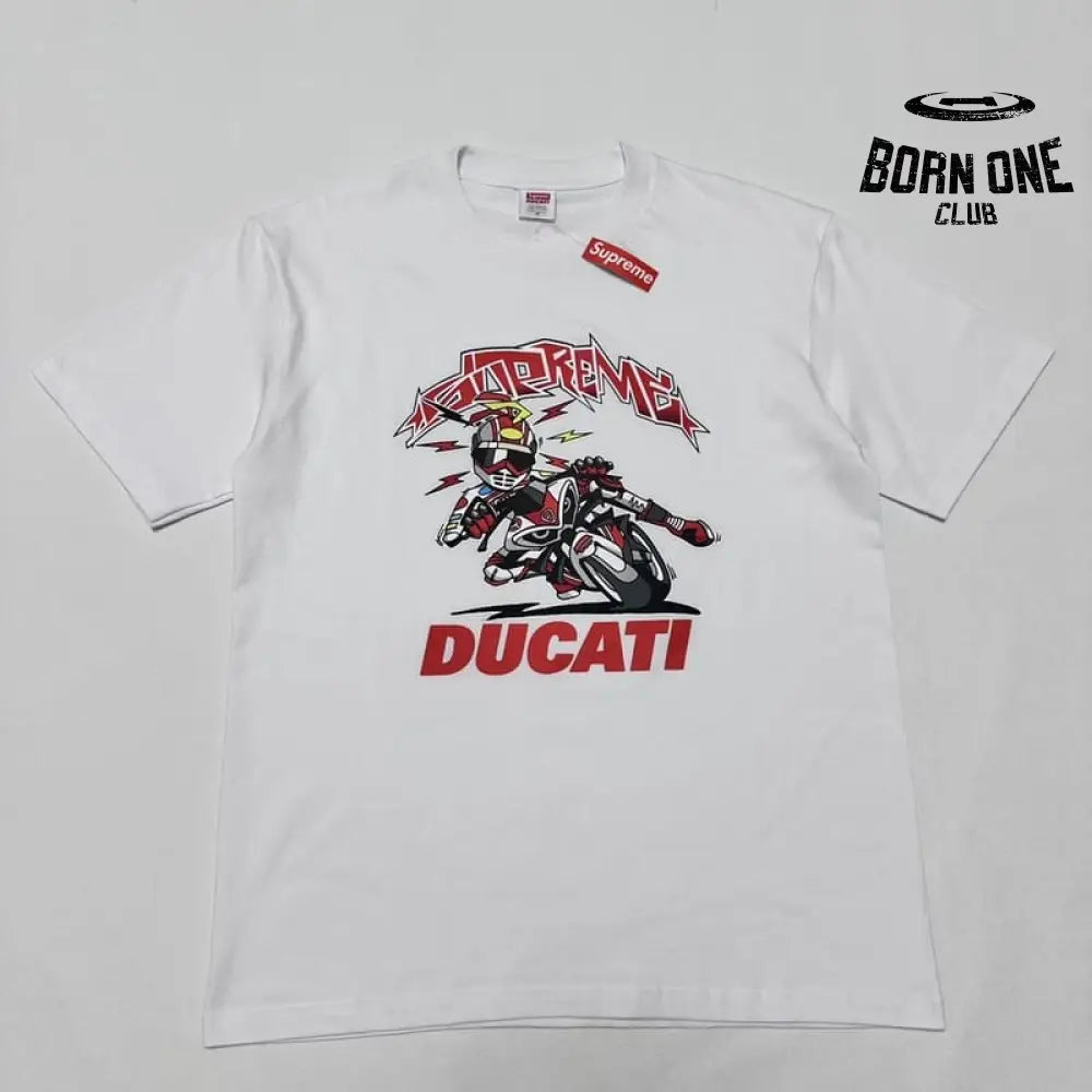 Camiseta Supreme Ducati Bike Branco