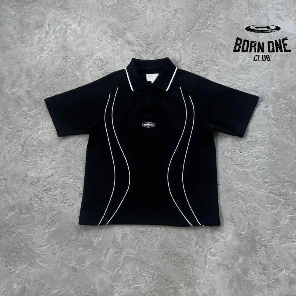 Conjunto Corteiz Island Pique Polo Preto