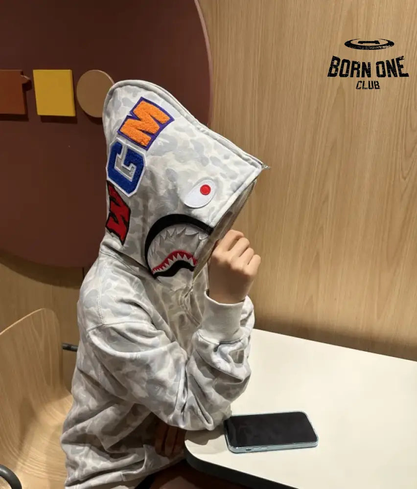 Bape Shark Moletom Zíper