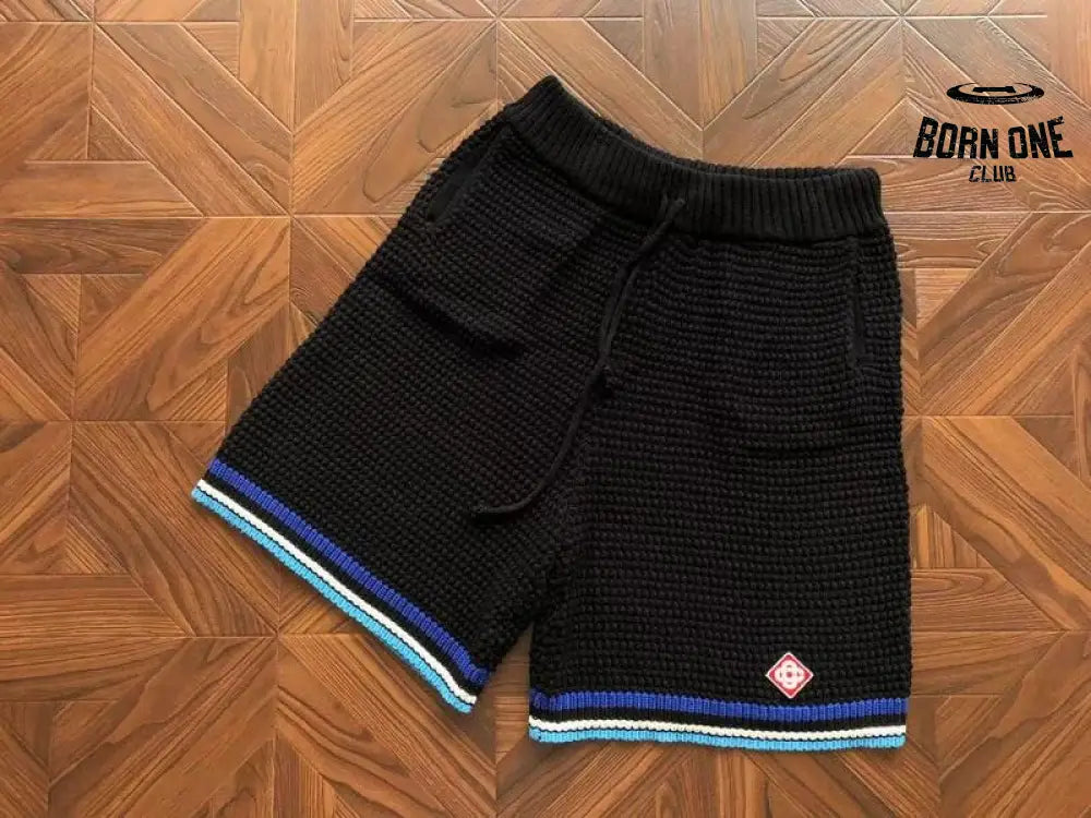 Conjunto Casablanca Crochê Gothic Preto e Azul