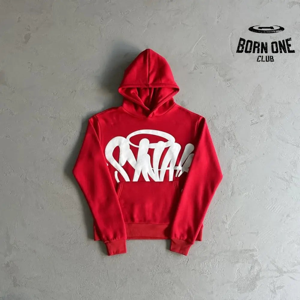 Conjunto Team Syna Hood Twinset Red