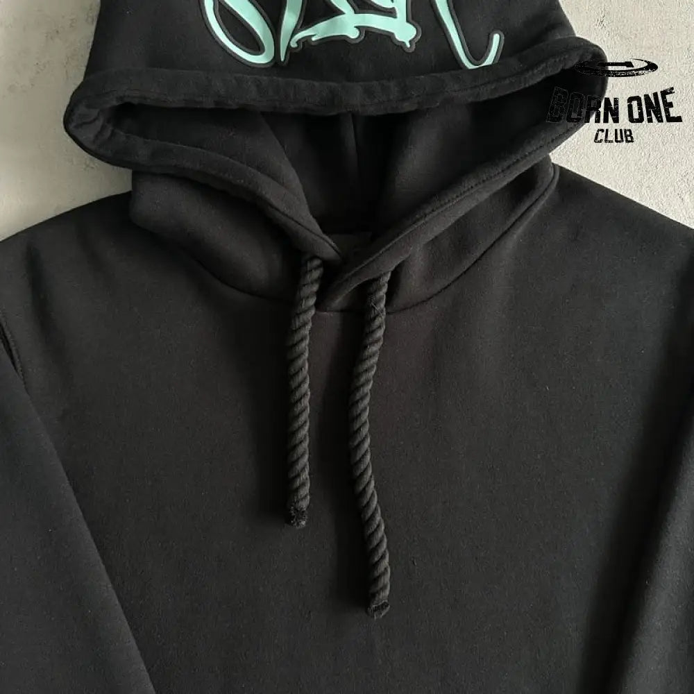 Conjunto Synaworld Logo Preto/Azul