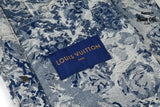 Jaqueta Louis Vuitton Distressed Floral Denim