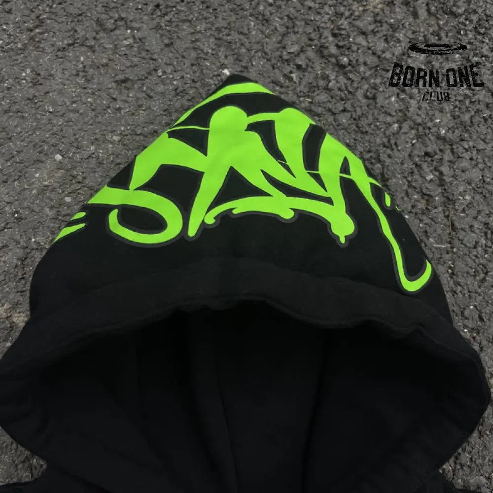 Conjunto Synaworld Logo Black Green