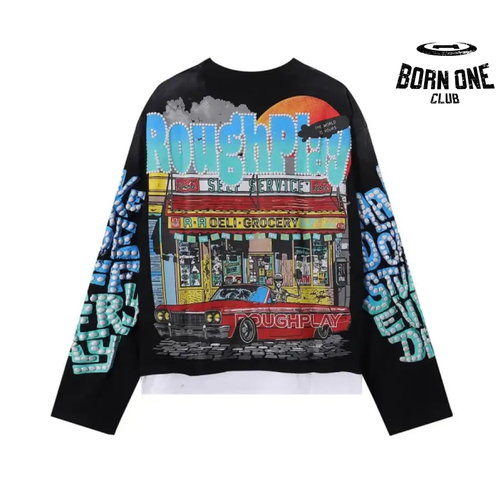 Rough Play Camiseta Manga Longa