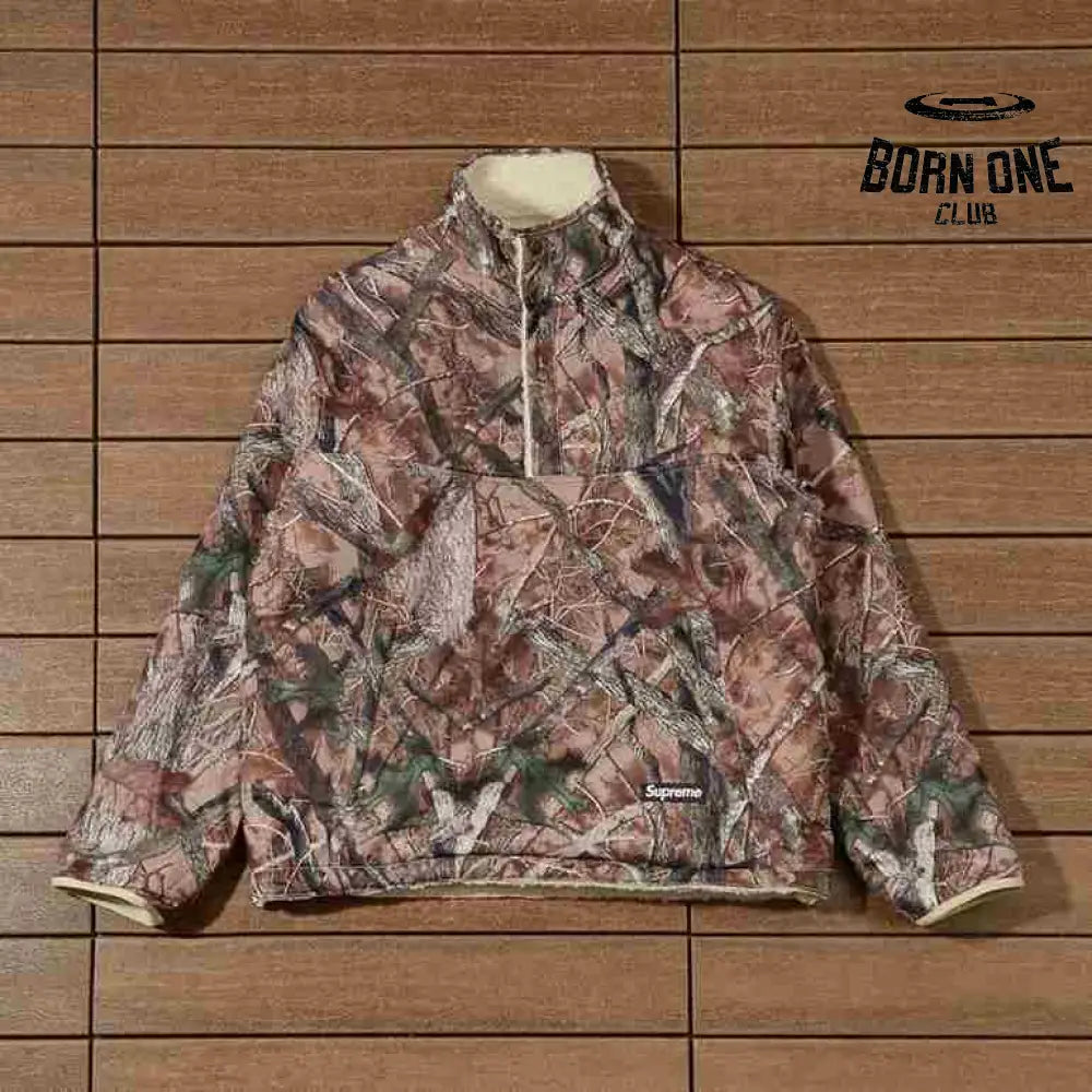Jaqueta Supreme Polartec Shearling Pullover Dupla Face
