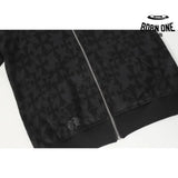 Chrome Hearts Cross Flower Arm Zíper Moletom