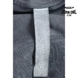 Camiseta Chrome Hearts Distressed Horseshoe Cinza Claro