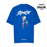 Camiseta Chrome Hearts Flame Azul