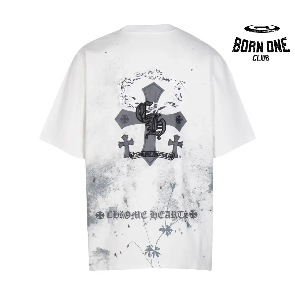 Camiseta Chrome Hearts Tie Dye Cross II