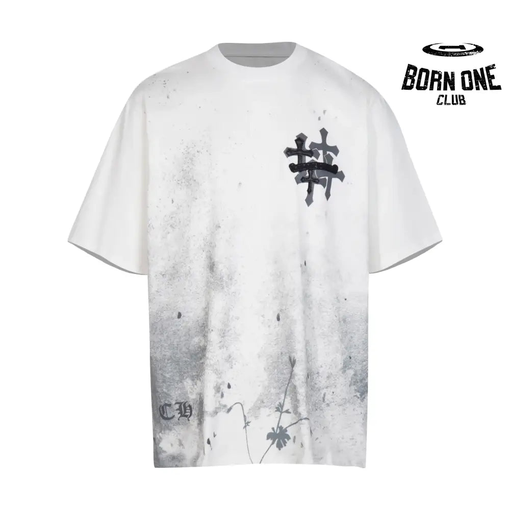 Camiseta Chrome Hearts Tie Dye Cross II