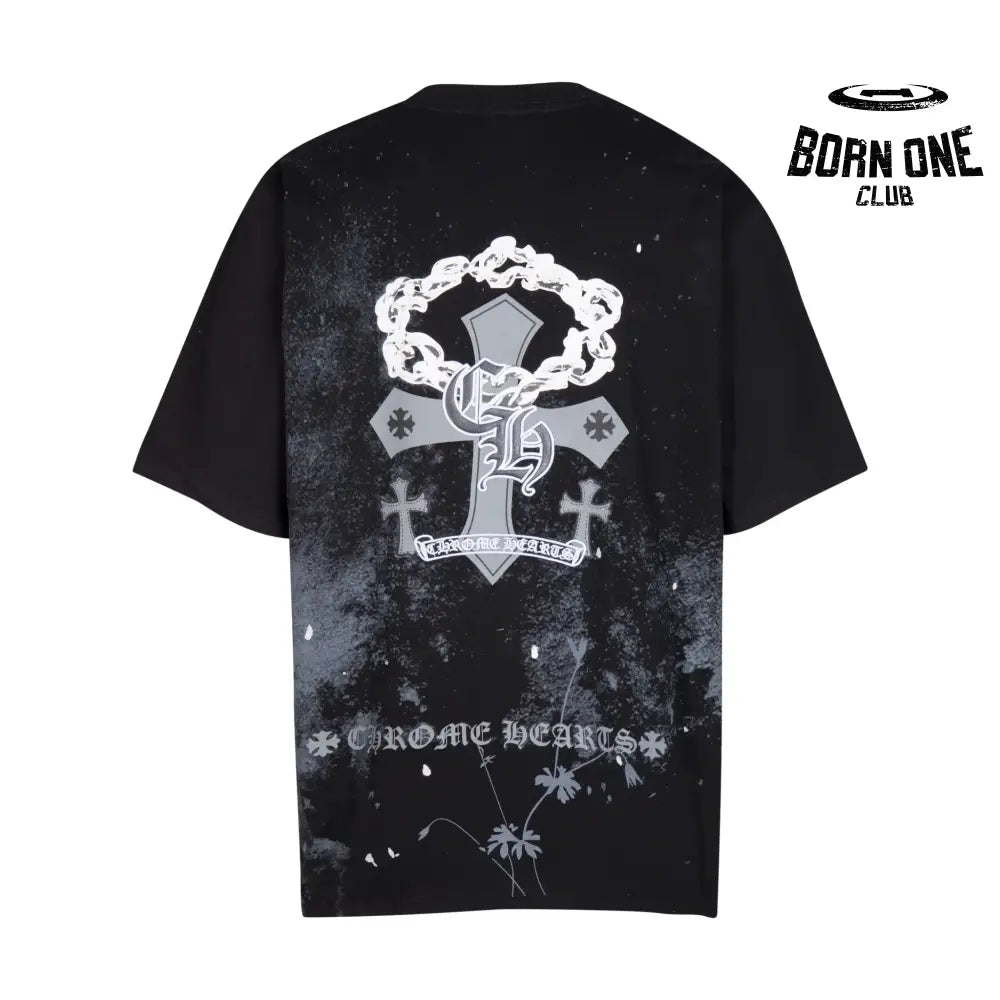 Camiseta Chrome Hearts Tie Dye Cross II