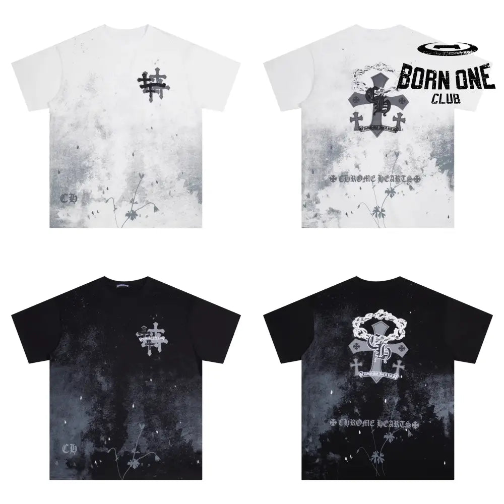 Camiseta Chrome Hearts Tie Dye Cross II