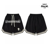 Chrome Hearts Sanskrit Embroidery Shorts Black