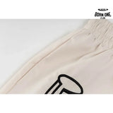 Chrome Hearts Sanskrit Embroidery Shorts Apricot
