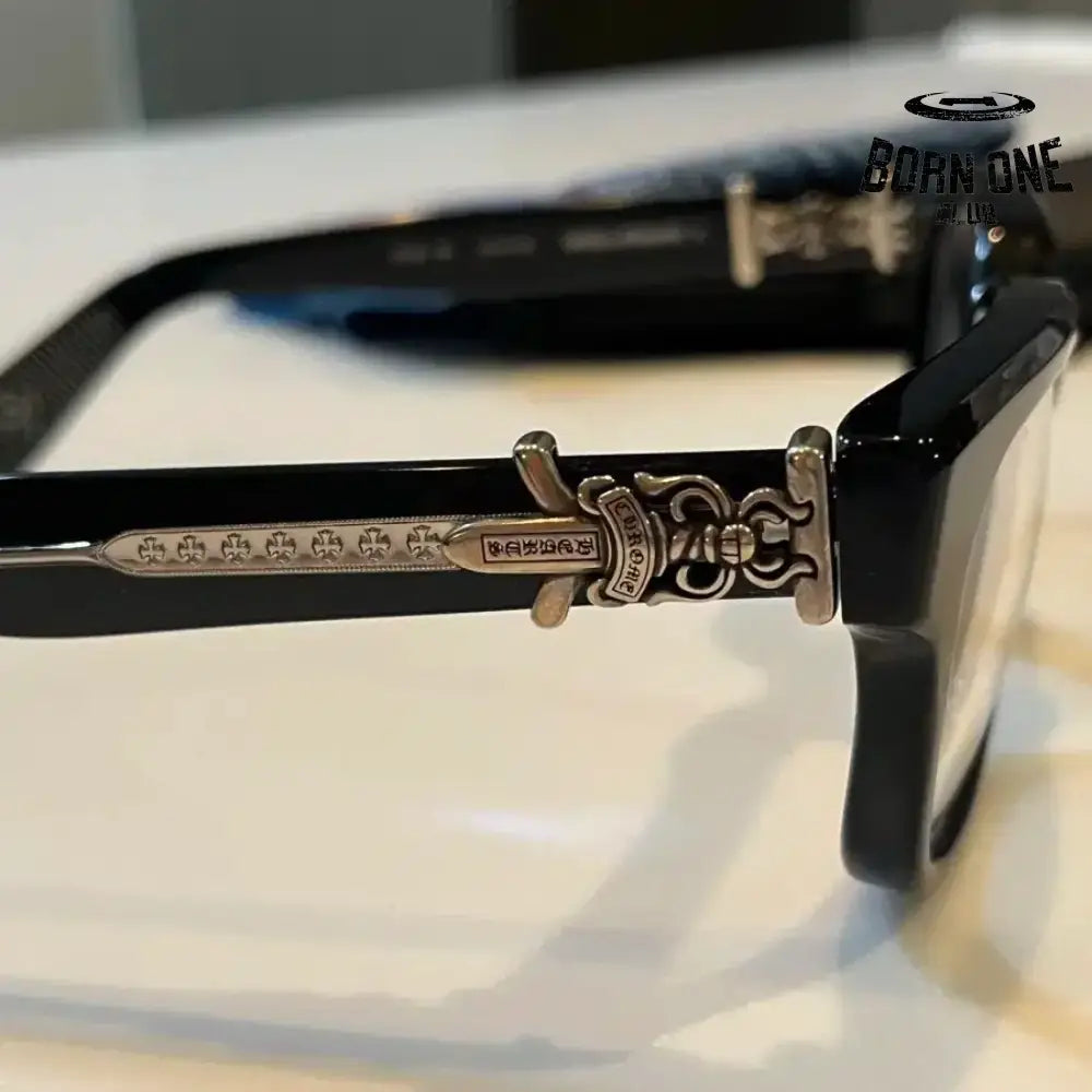 Óculos Chrome Hearts Vagillionaire II Smoky Black