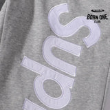 Conjunto de Moletom Supreme Grey