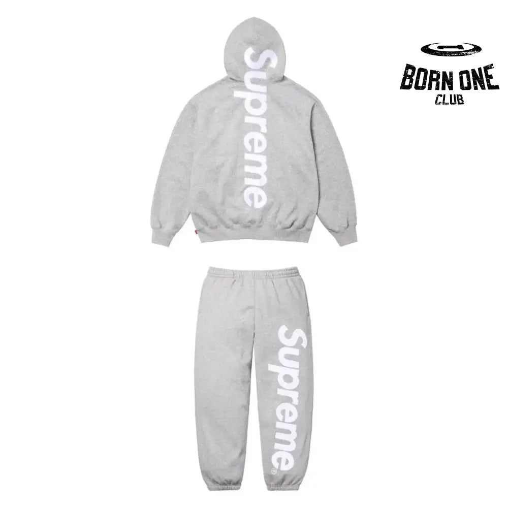 Conjunto de Moletom Supreme Grey