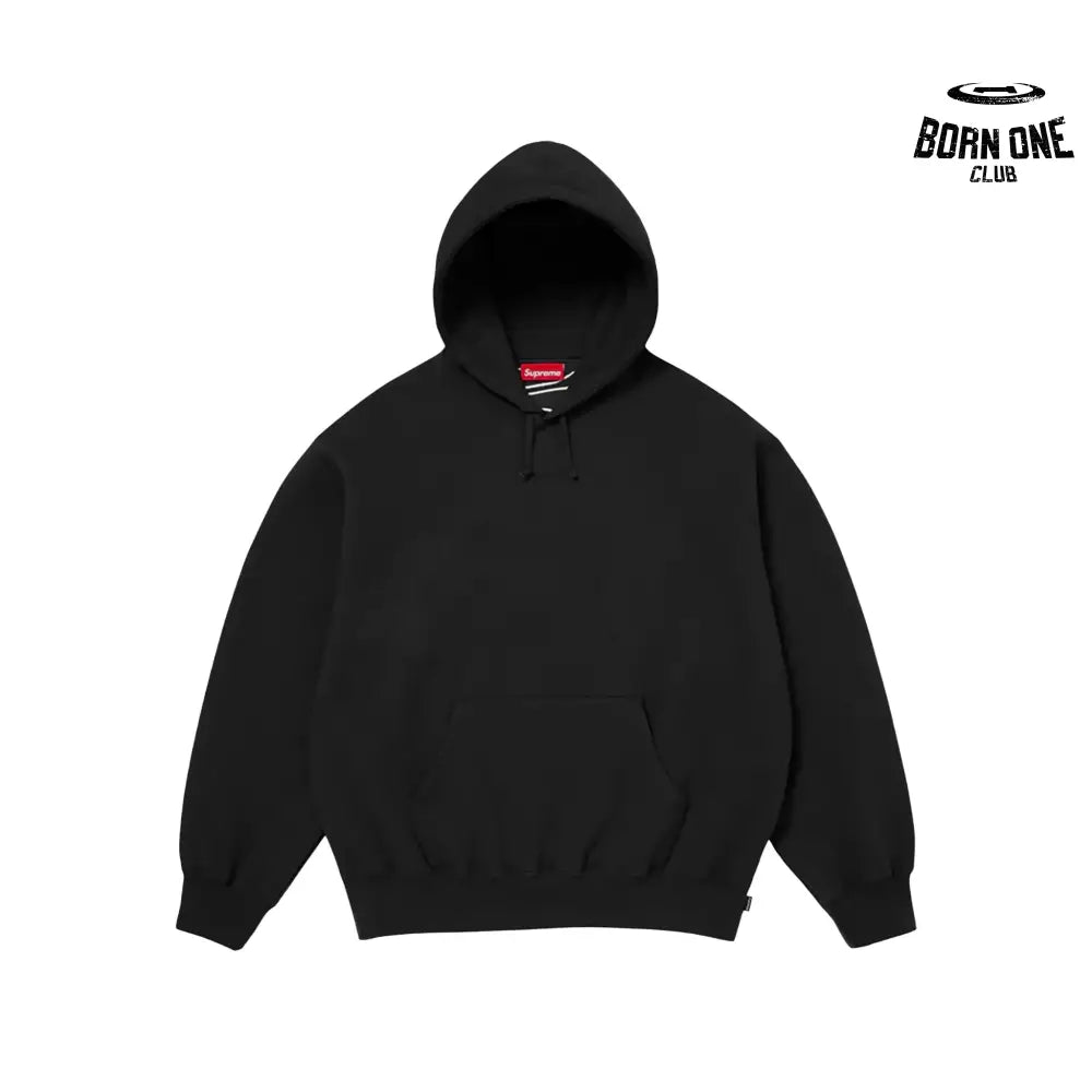 Supreme Satin Applique Moletom Black