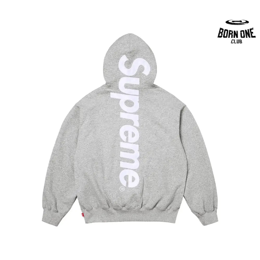 Supreme Satin Applique Moletom Grey