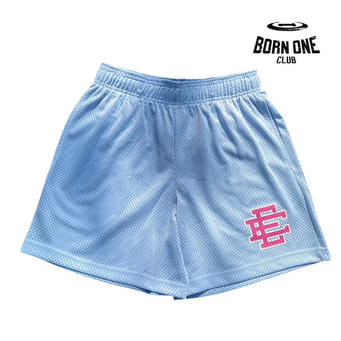Eric Emanuel Shorts Blue Pink