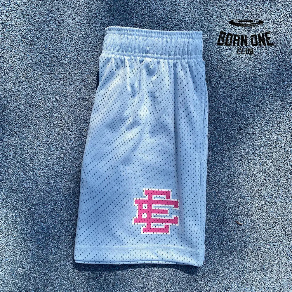 Eric Emanuel Shorts Bermuda Blue Pink(Alta Qualidade)