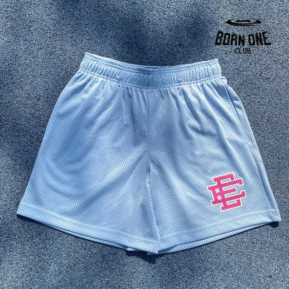 Eric Emanuel Shorts Bermuda Blue Pink(Alta Qualidade)