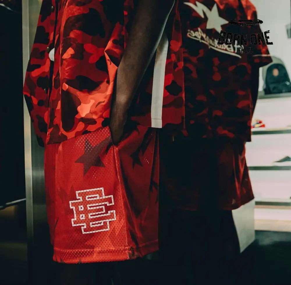 Eric Emanuel x Bape Shorts Bermuda (Alta Qualidade)