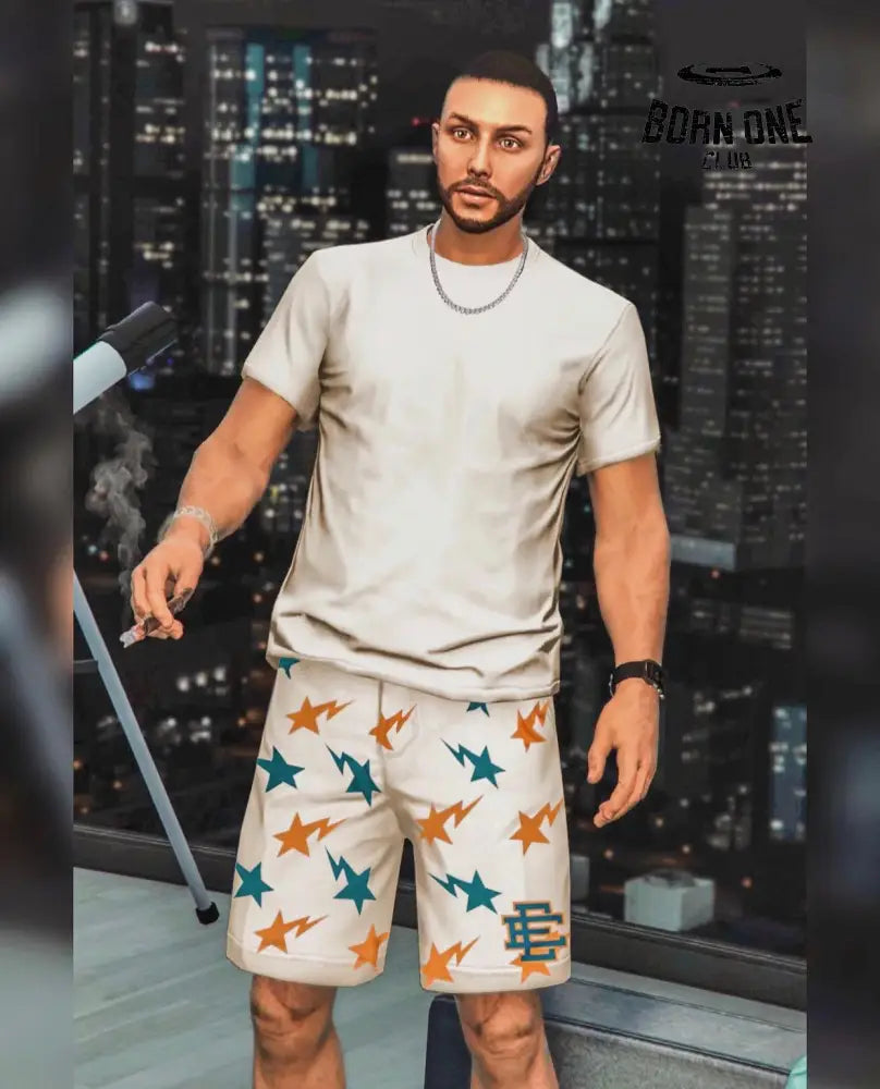 Eric Emanuel x Bape Shorts Bermuda (Alta Qualidade)