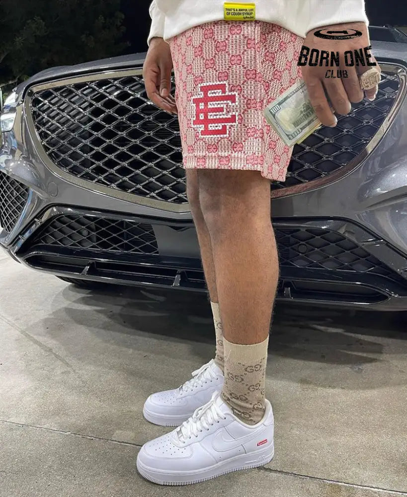 Eric Emanuel x Gucc* Shorts Bermuda (Alta Qualidade)