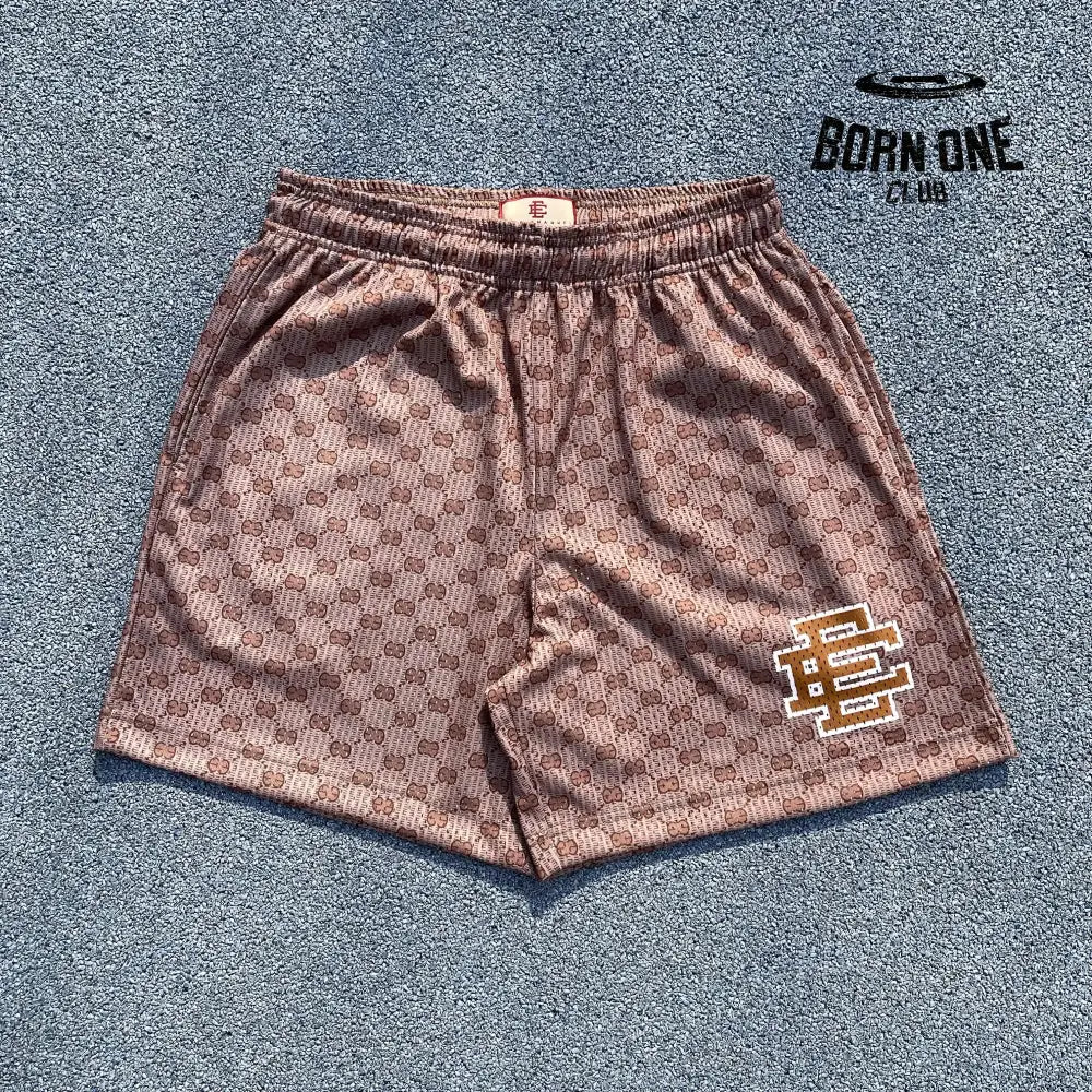 Eric Emanuel x Gucc* Shorts Bermuda (Alta Qualidade)